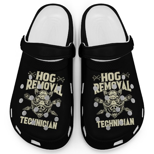 Hog Removal Technician Boar Hunting Clogs