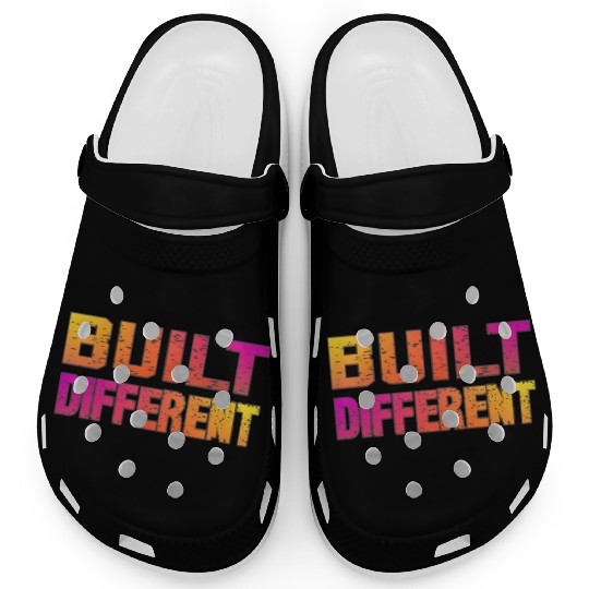 Built Different On Another Level Funny Gaming Clogs