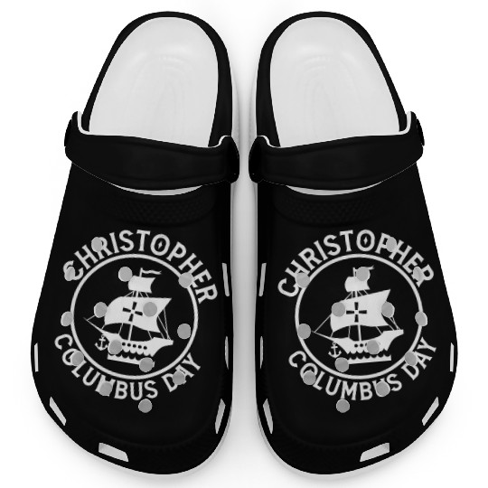Funny Christopher Columbus Day Clogs