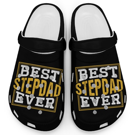 Best Stepdad Ever Stepfather Fathers Day Step Dad Clogs