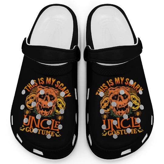 This Is My Scary Uncle Costume Funny Halloween Clogs