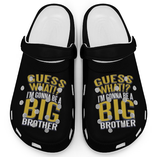 Big Brother Finally Novelty Design For Boys & Clogs