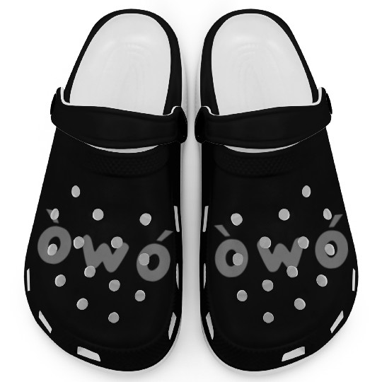 owo grey angry Clogs