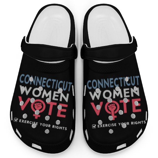 Connecticut Women Vote Voter 2022 Election Clogs