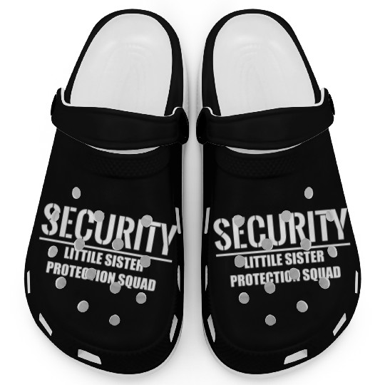 Security Little Sister Protection Squad Clogs