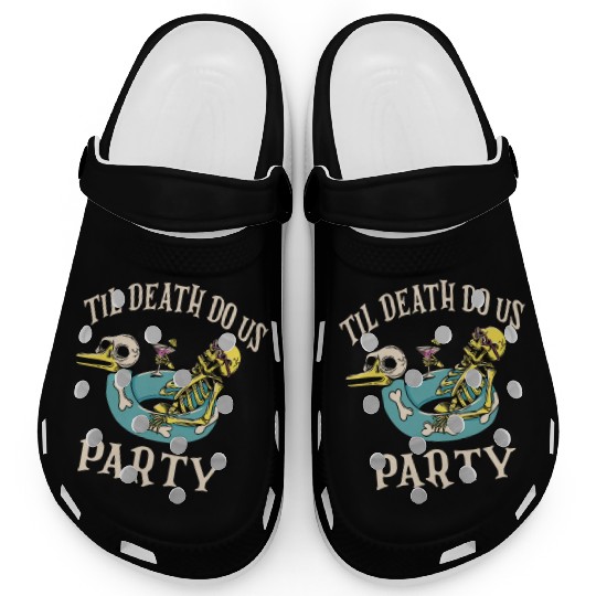Til Death Do Us Party Bridal Bachelorette Matching Clogs
