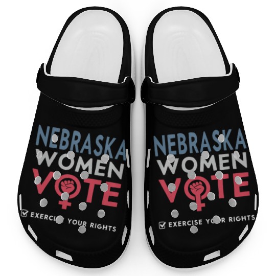 Nebraska Women Vote Voter 2022 Election Feminist Clogs