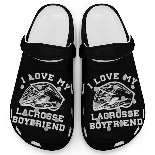 Lacrosse I Love My Lacrosse Boyfriend Clogs