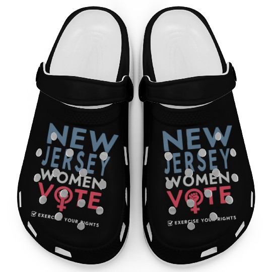 New Jersey Women Vote Voter 2022 Election Clogs
