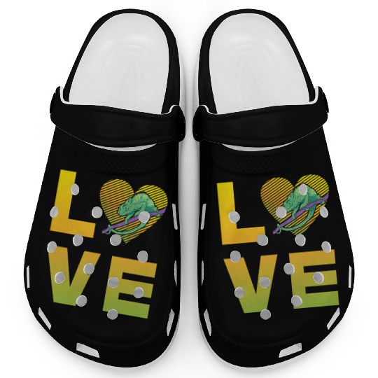 Chameleon Love Clogs