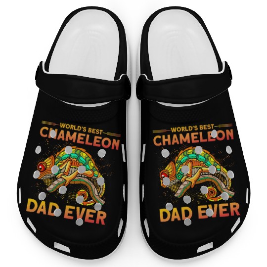 World's best Chameleon Dad ever Clogs