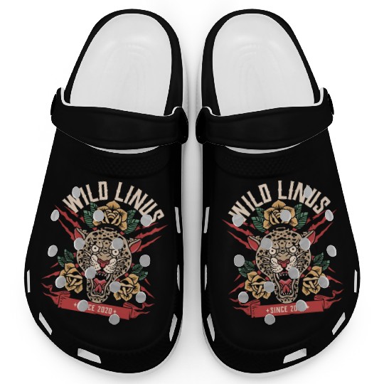 Screaming Tiger by Wild Linus Germany Clogs