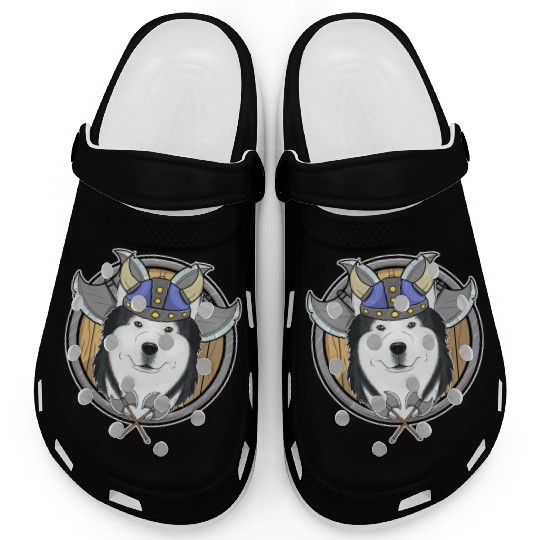 Siberian Husky I Valhalla I Viking Clogs