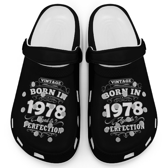 1978 Birthday Gift Birthday Vintage Clogs