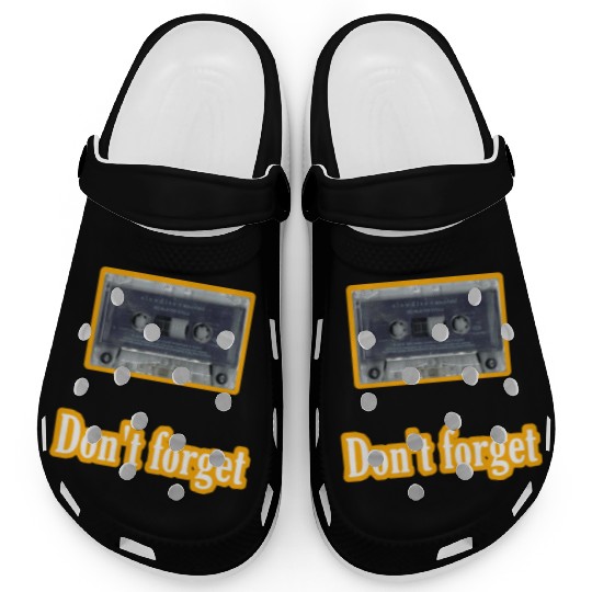 Cassette tape Clogs