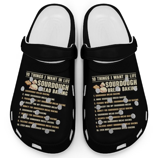 Sourdough Bread Baking Foodie Baker Cooking Clogs