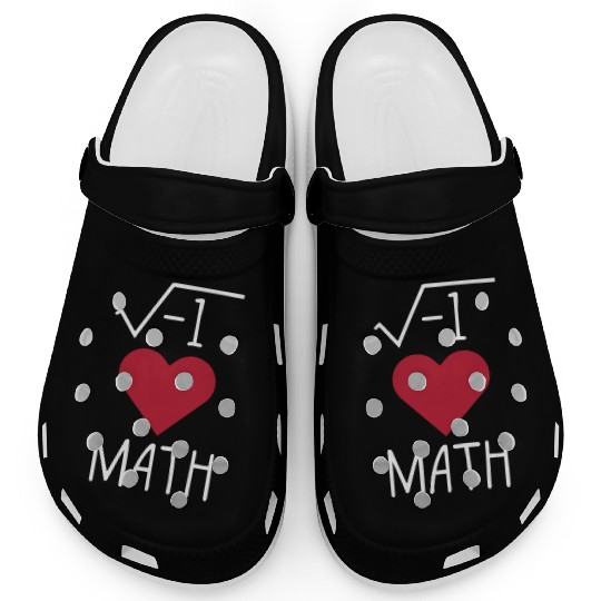 Funny I Love Math Clogs