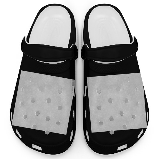 Grey Snowflakes Pattern Clogs