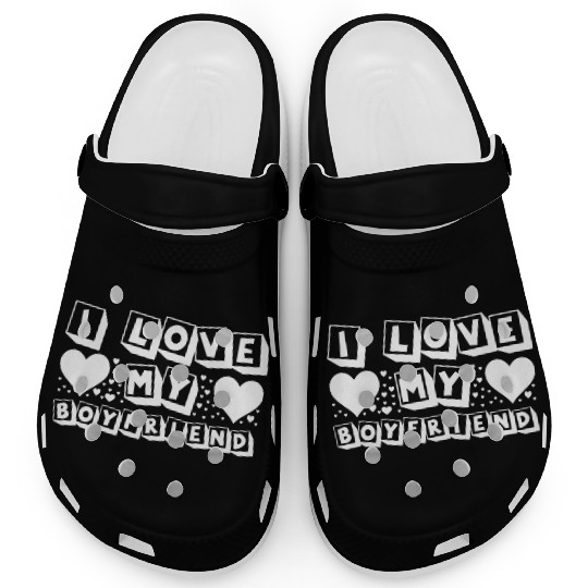 I Love My Boyfriend Clogs