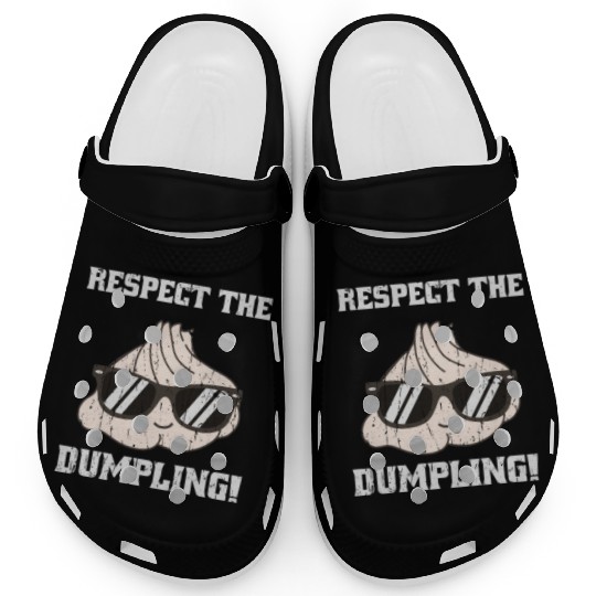 Respect the dumpling - cute dumpling Clogs