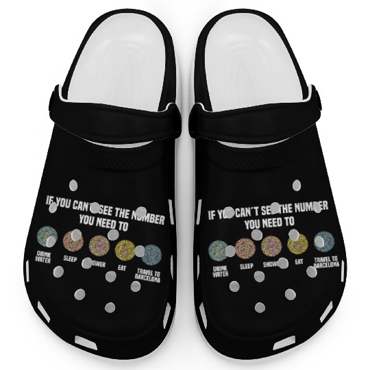 Ishihara Numbers - Travel To Barcelona Clogs