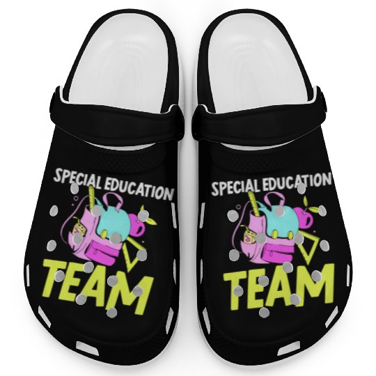 Special Education Team Sped Teacher Awareness Clogs