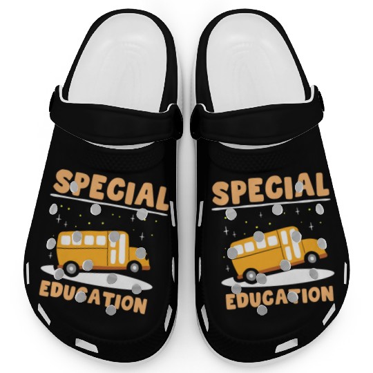 Special Education Awareness Sped Teacher Cute Clogs