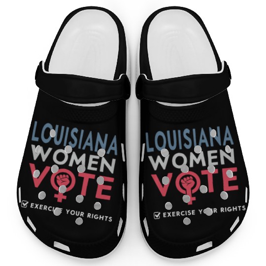 Louisiana Women Vote Voter 2022 Election Feminist Clogs