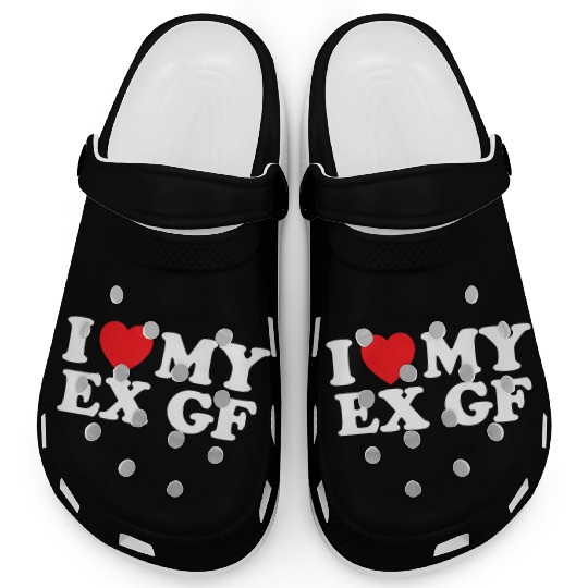 Funny I Heart My Ex GF I Love My Ex Girlfriend Clogs