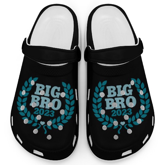 Big Bro 2023 - Big Brother Baby Birth Boy Gift Clogs