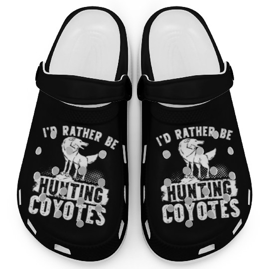 Coyote Trapping Coyote Hunting Yote Hunting Gift Clogs