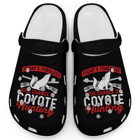 Coyote Trapping Coyote Hunting Yote Hunting Gift Clogs