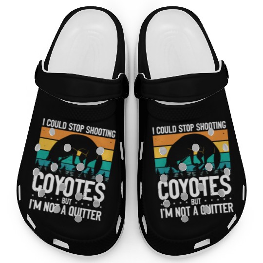 Coyote Trapping Coyote Hunting Yote Hunting Gift Clogs