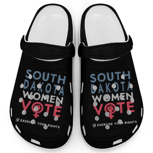 South Dakota Women Vote Voter 2022 Election Clogs