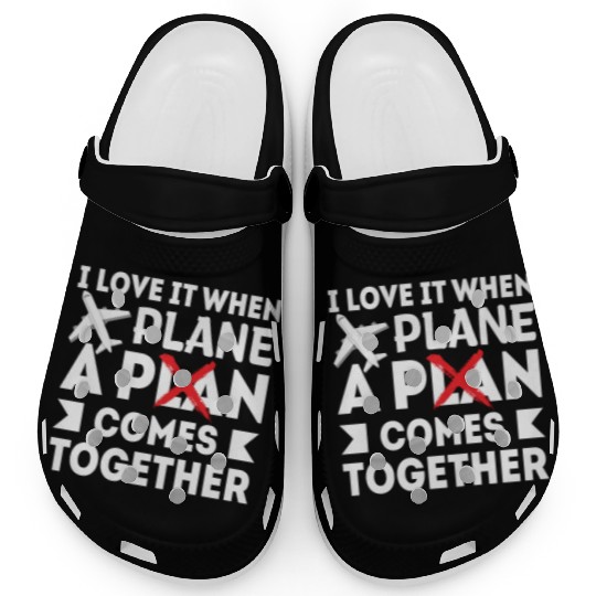 Airline Pilot Plane Comes Together Aircraft Pun Clogs