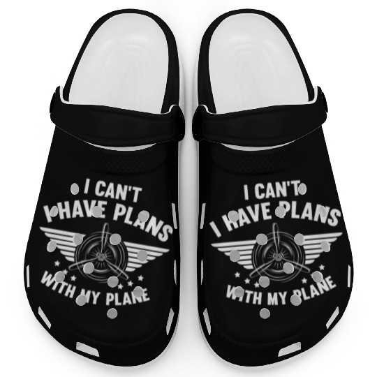 Airline Pilot Aircraft Pilot Plans With My Plane Clogs