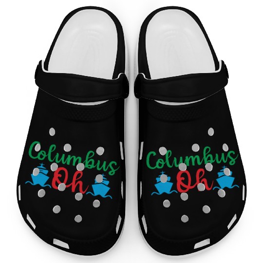 Happy Columbus Day classic Clogs