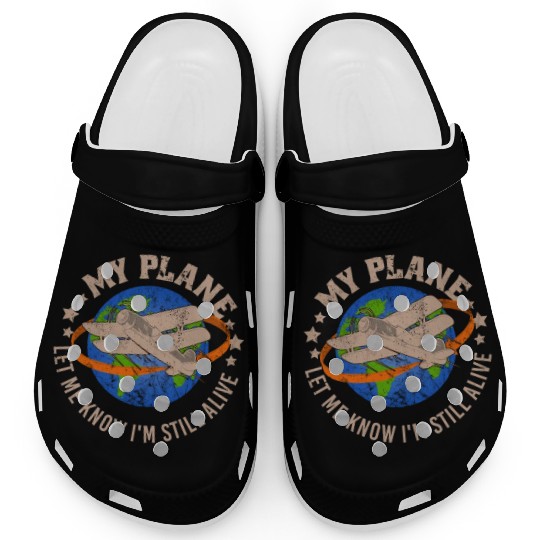 Airline Pilot Aviation Pun For a Corporate Pilot Clogs
