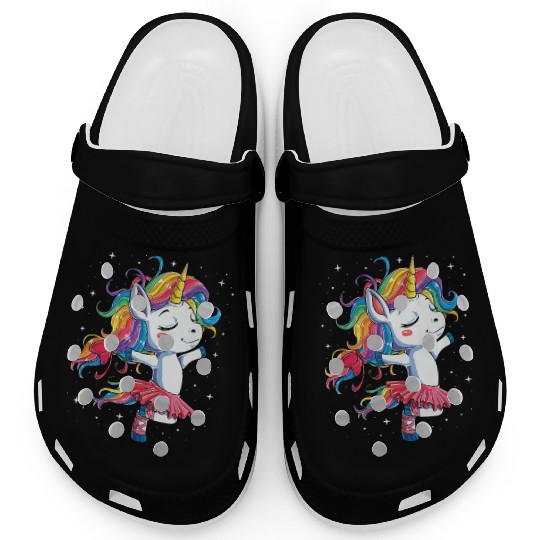 Unicorn Ballet Dancer Clogs