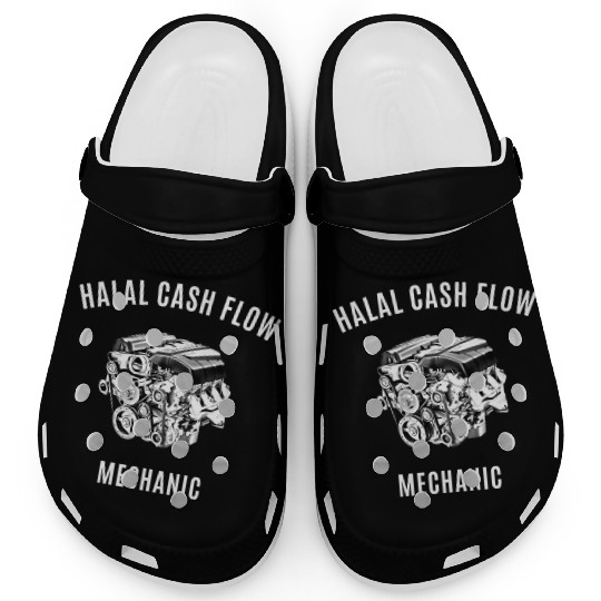 Halal Cash Flow - Mechanic White Clogs