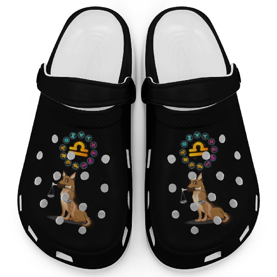 Funny Dog Lover Horoscope Libra Zodiac Sign Cool Clogs