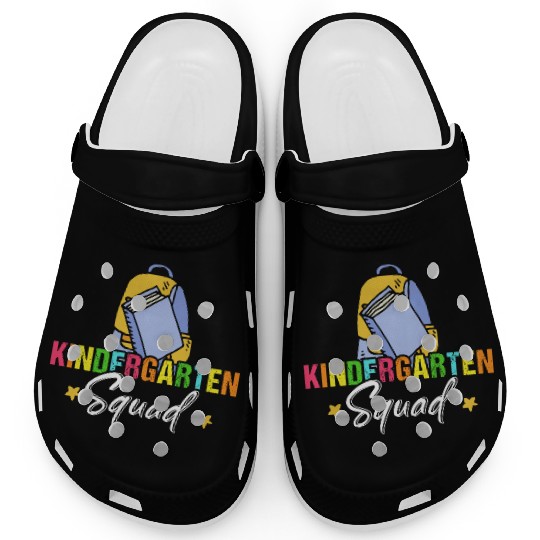 Kindergarten Squad Back To School Clogs