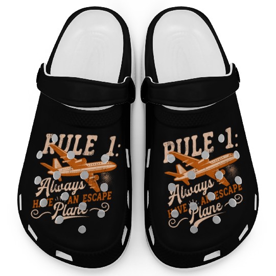 Airline Pilot Aviation Pun For a Corporate Pilot Clogs