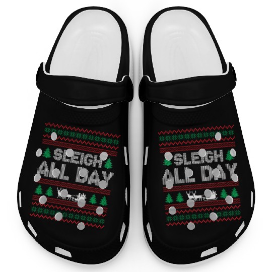 Ugly Christmas - Sleigh All Day Clogs