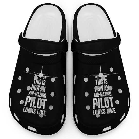 Aircraft Pun Airmazing Pilot - Airline Pilot Clogs