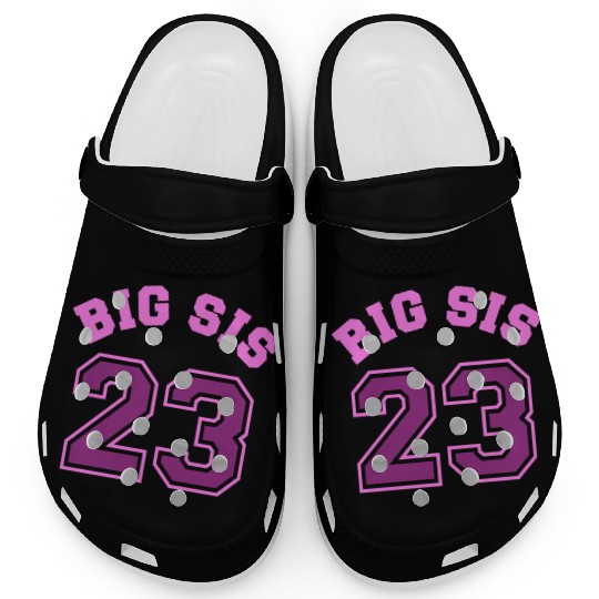 Big Sis 2023 - Big Sister Baby Family Birth Girl Clogs