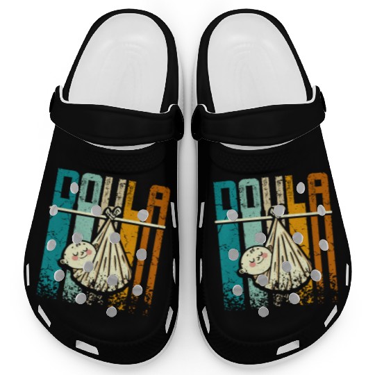 Retro Vintage Doula Clogs