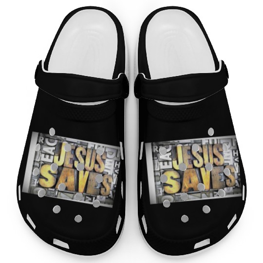 jesus saves Clogs