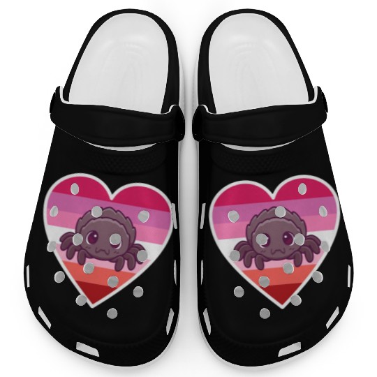 Lesbian Spider Pride Clogs