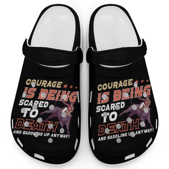 Rodeo Bull Riding Livestock Show Farmer Cattle Clogs